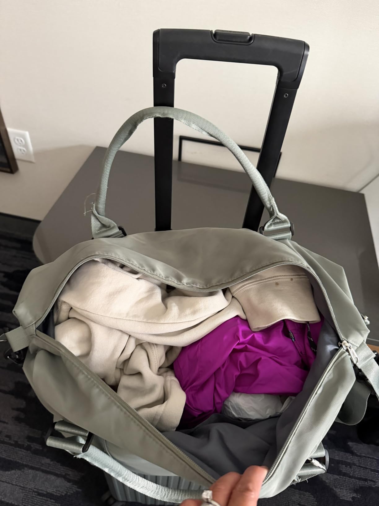 Travel Duffel Bag, Carry On Overnight Weekender Bags for Women customer photo 2