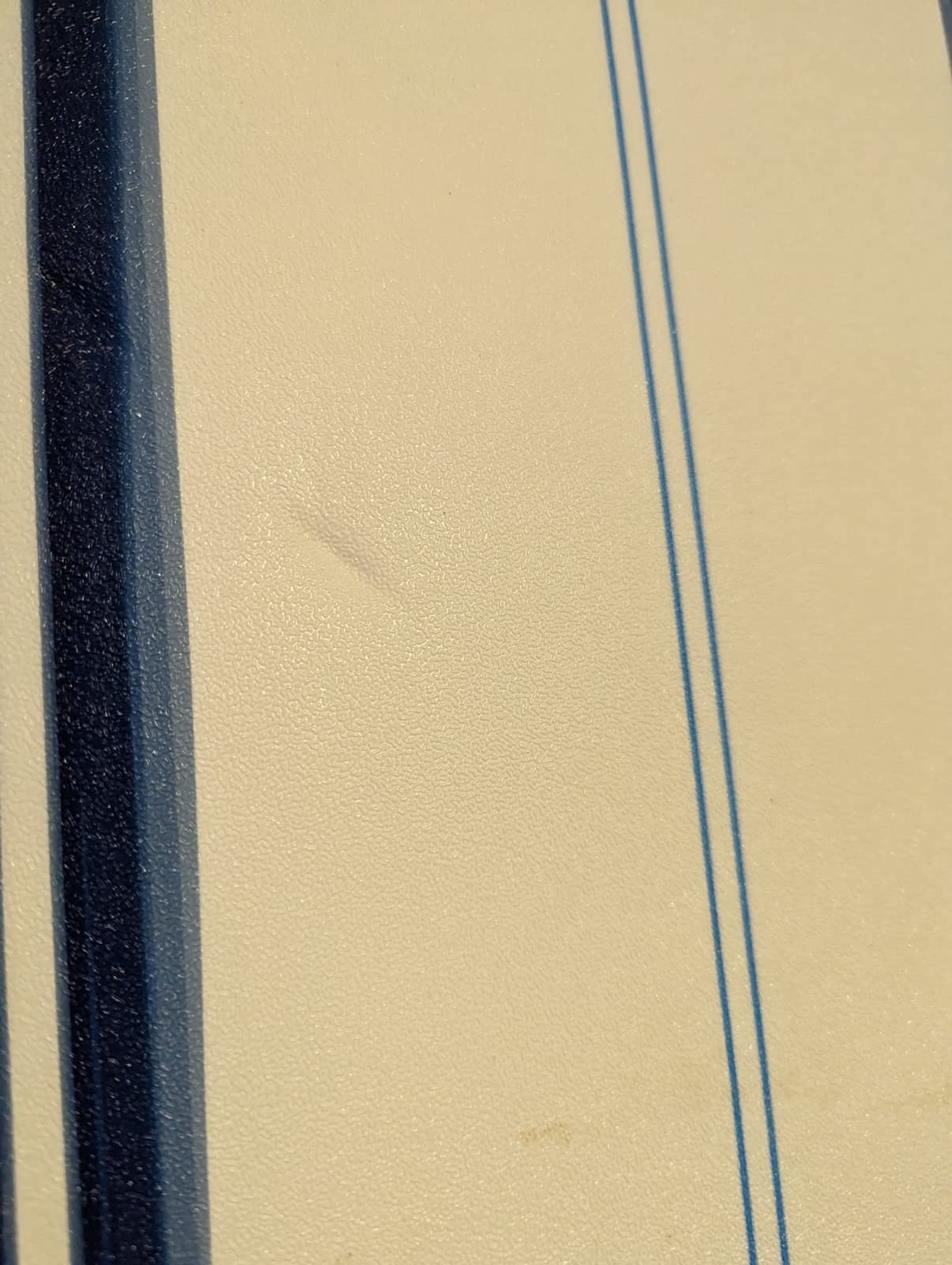 Wavestorm - Classic Soft Top Foam 7ft Surfboard Surfboard for Beginners and All Surfing Levels Complete Set Includes Leash and Multiple Fins Heat Laminated, Blue Pinline (AZ22-WSSF700-PIN) customer photo 2