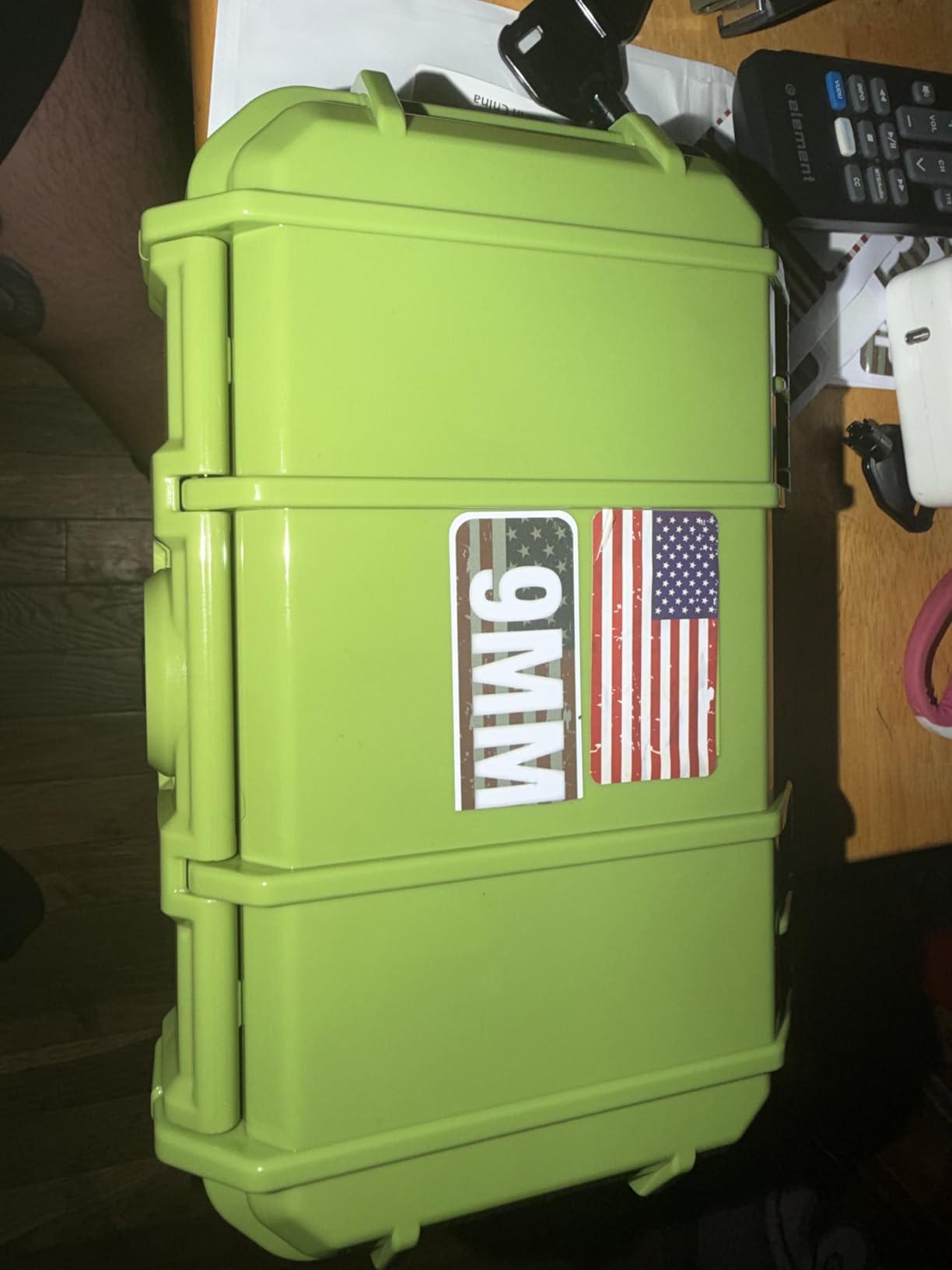 Evergreen Pistol Ammo Case Compatible with 5.7/9mm/.40/.380-100 Rounds Lockable USA Made customer photo 1
