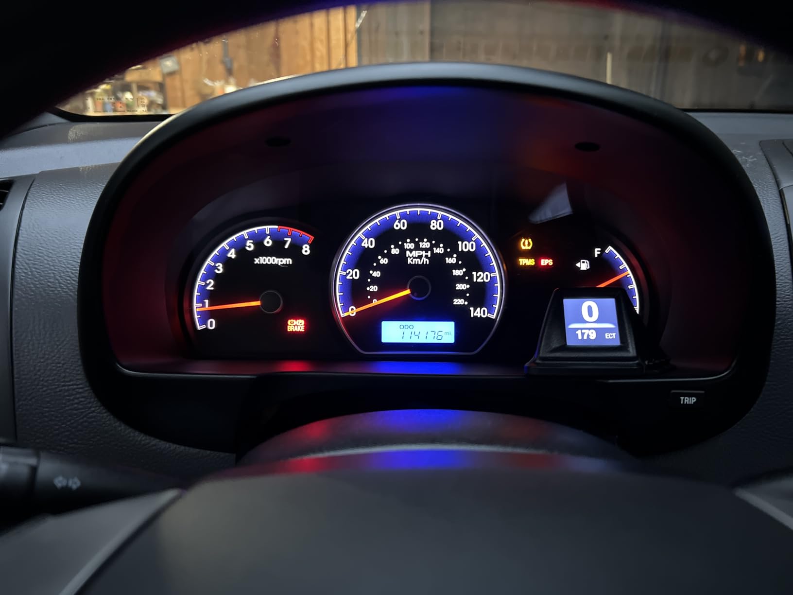 wiiyii OBD2 Gauge Display Car HUD Head Up Display,Speedometer for Car P8 customer photo 2