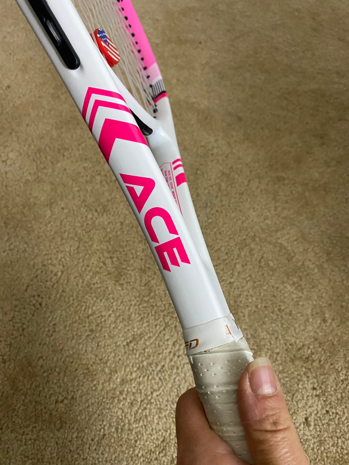 Pro Tennis Racket for Adults, 2 Player 27 inch Speed Tennis Racquet Acceptable for Beginner and Professional with 3 Tennis Balls, 2 Vibration Dampes, 2 Overgrips, Tennis Bag customer photo 1