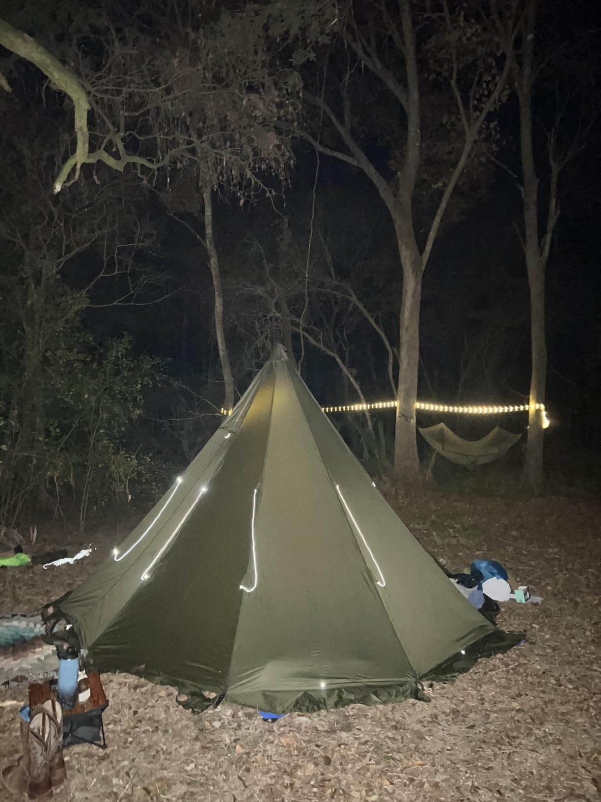 OneTigris Rock Fortress Hot Tent with Stove Jack, 4 Season, 4-6 Person Tipi for Camping, Backpacking, Hunting, Fishing - Waterproof, Wind-Proof customer photo 1