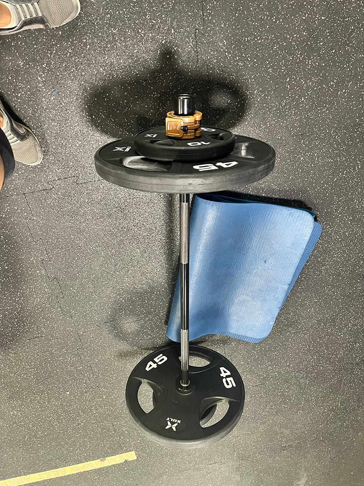 POWER GUIDANCE Chrome Olympic Barbell Bar, 2 Inch Weight Bar for lifting, Hip Thrusts,Universal Strength Training Bars ​4ft/5ft/6ft customer photo 2