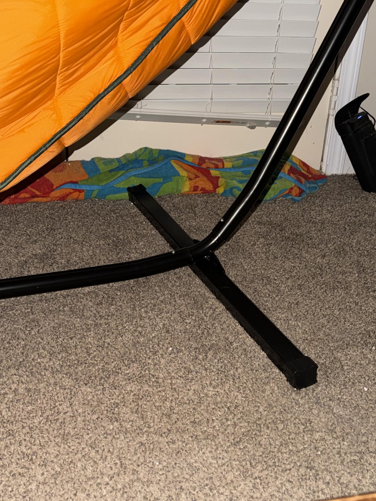 SUNCREAT 12 FT Heavy Duty Hammock Stand, 475 lbs Capacity, Black customer photo 1