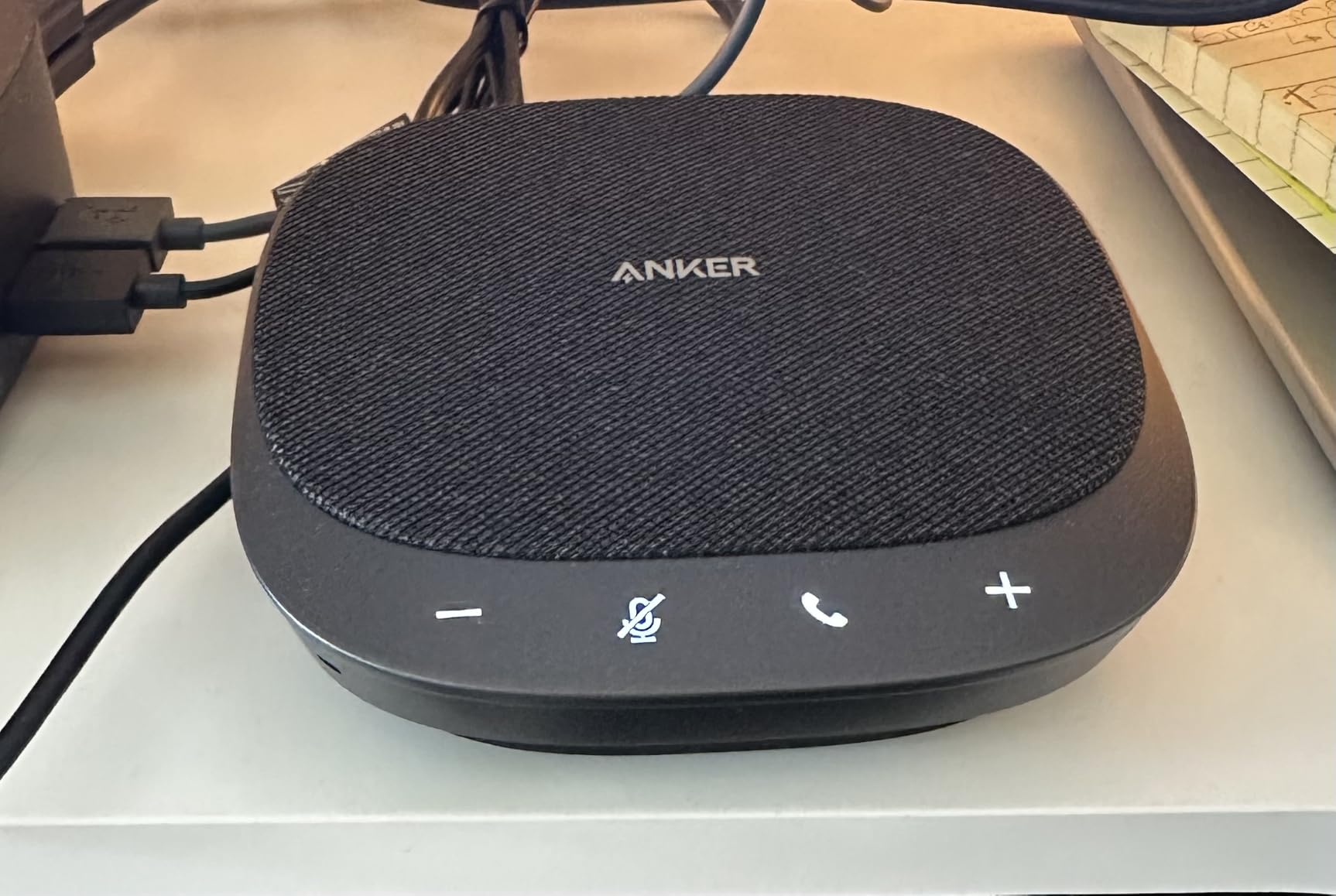 Anker PowerConf S330 USB Speakerphone for Home Office, Plug and Play customer photo 1