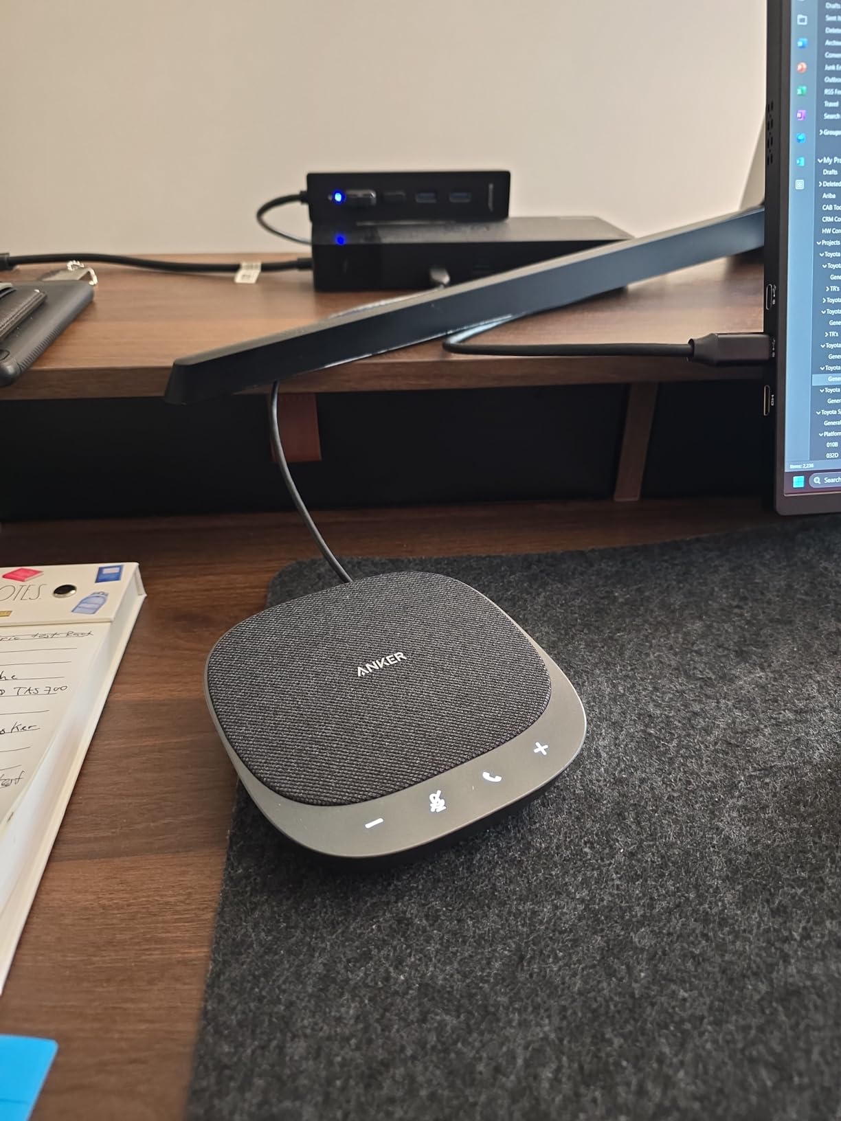 Anker PowerConf S330 USB Speakerphone for Home Office, Plug and Play customer photo 2