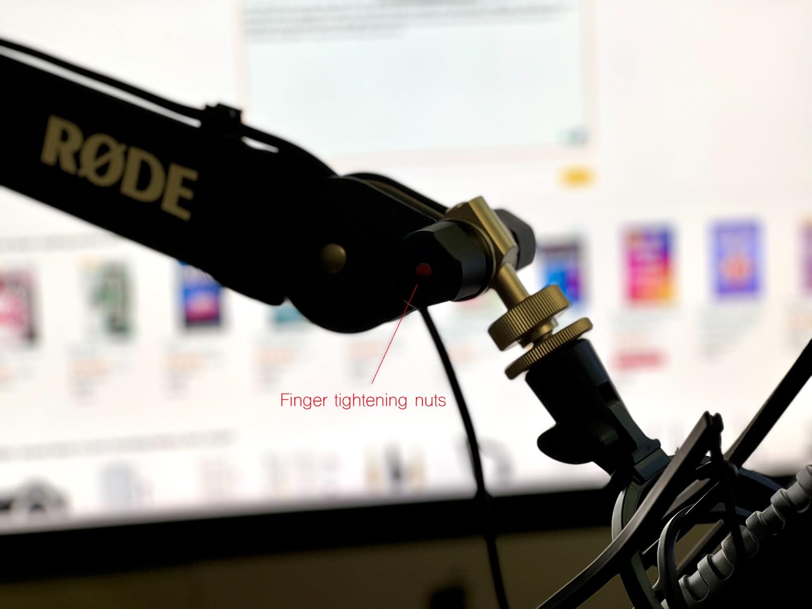 RØDE PSA1+ Professional Studio Boom Arm with Spring Damping, Black customer photo 1
