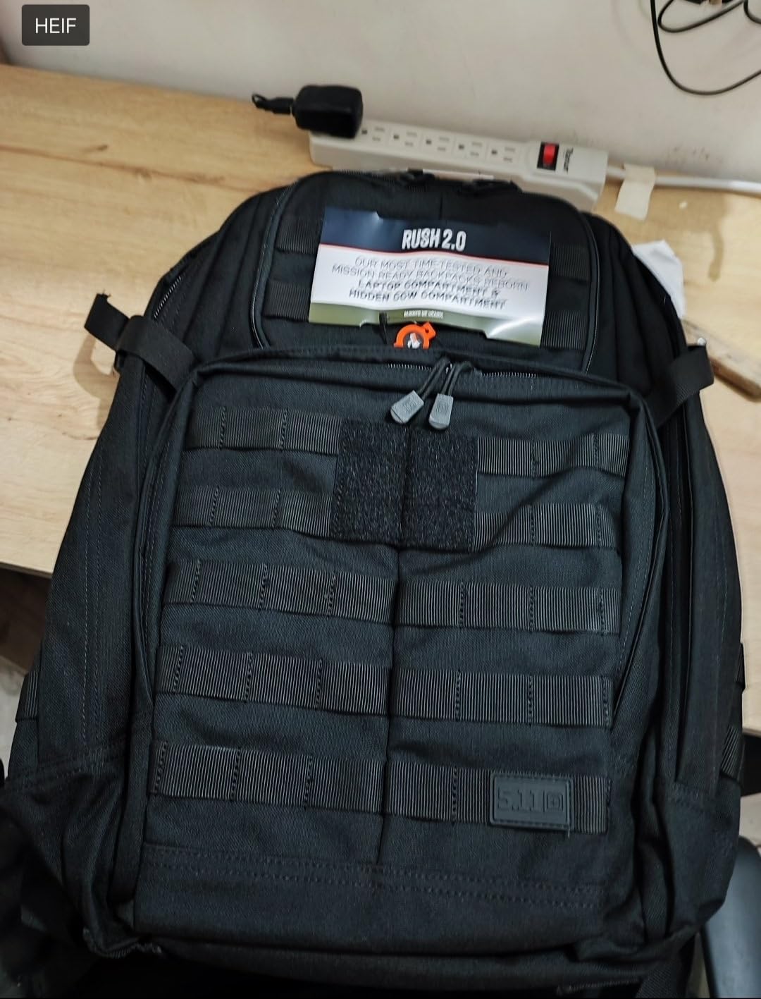 5.11 Tactical Rapid Excursion Pack, 23-Liter Capacity, Weatherproof Nylon Carryall, Style 56182 customer photo 1