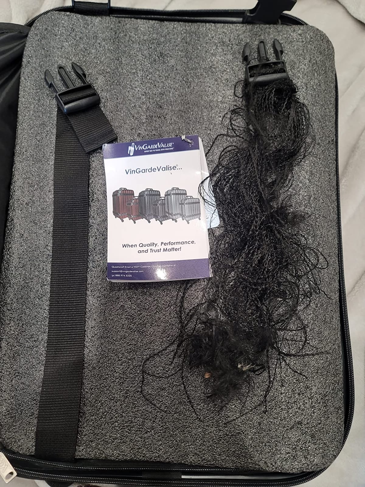 VinGardeValise The Piccolo Wine Suitcase - 5-Bottle Travel Luggage, TSA-Approved, Durable Hard Shell, Shockproof Foam, Secure Bottle Protection for Enthusiasts & Collectors - Silver customer photo 2