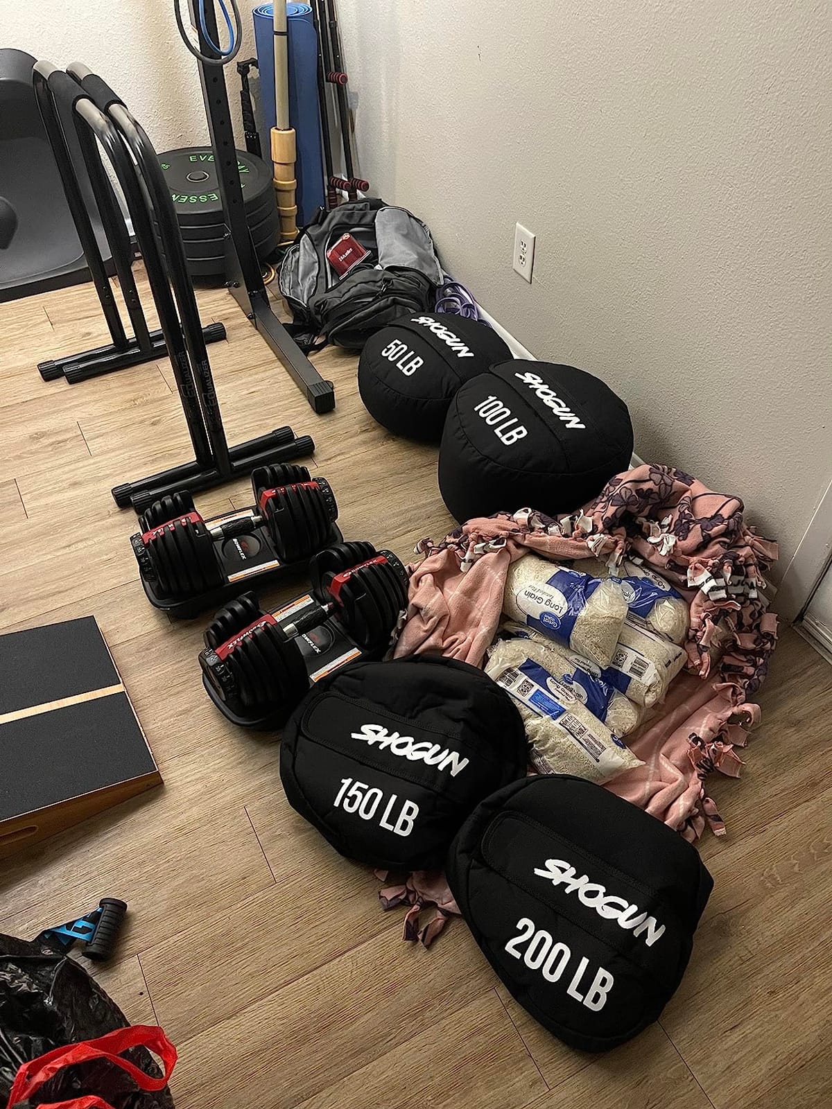 Shogun Sandbags for Working Out – Heavy Duty Workout Sandbag for Weight Training, Cross Training, Strongman, Fitness & Military Use – Adjustable Exercise Sand Bags for Full Body Training customer photo 2