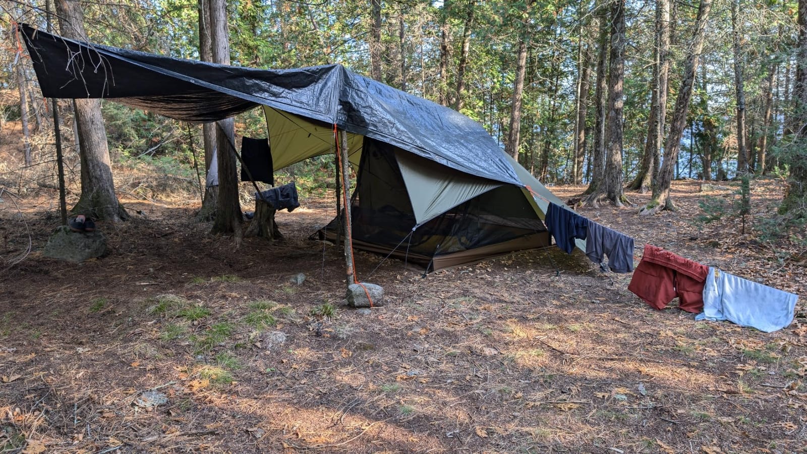 OneTigris Mesh Tent, Ultralight Ventilated 2 Person Tent with 3 Openings | Easy in & out, 3000mm Waterproof Bathtub Floor, Large Mesh Net for Outdoors Camping Backpacking Thru-Hiking Travel customer photo 1