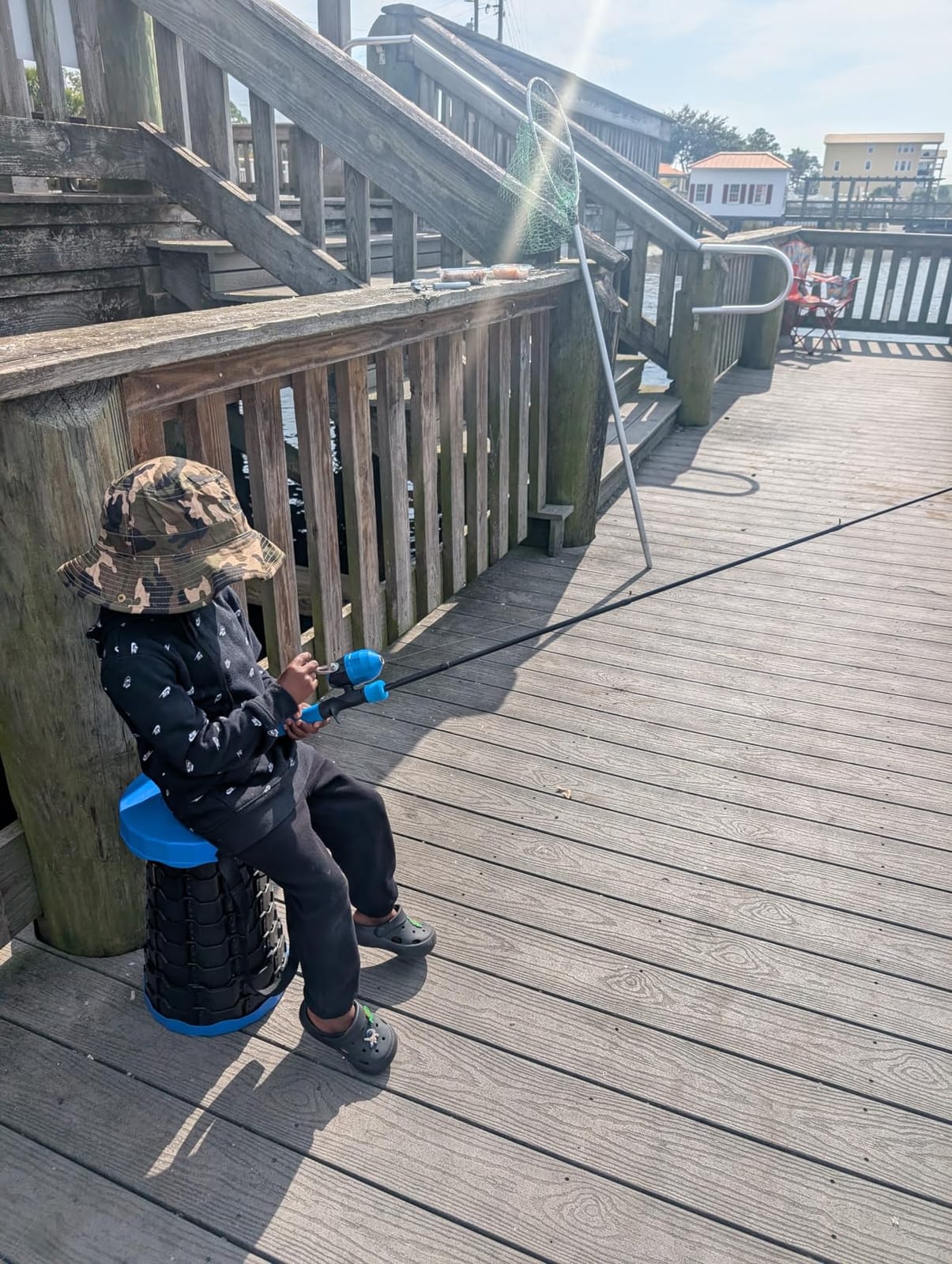 Kids Fishing Pole Kit, 59'' Telescopic Rod and Reel Beginner Combo with Spincast Reel,Tackle Box, Carrier Bag,Fishing Gear for Boys,Girls, Toddler,Youth customer photo 1