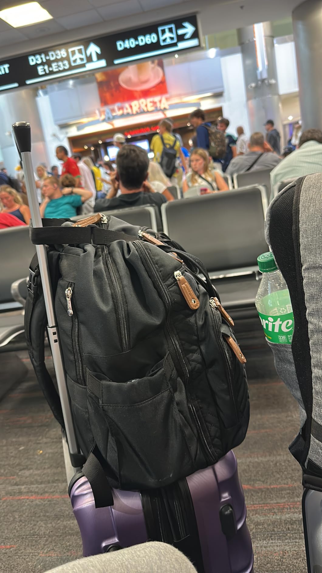 Luggage Straps,Luggage Connector, Straps for Suitcase, Heavy Duty Adjustable Suitcase Belt Travel Attachment Travel Accessories for Connecting Your Luggage (Black) customer photo 2