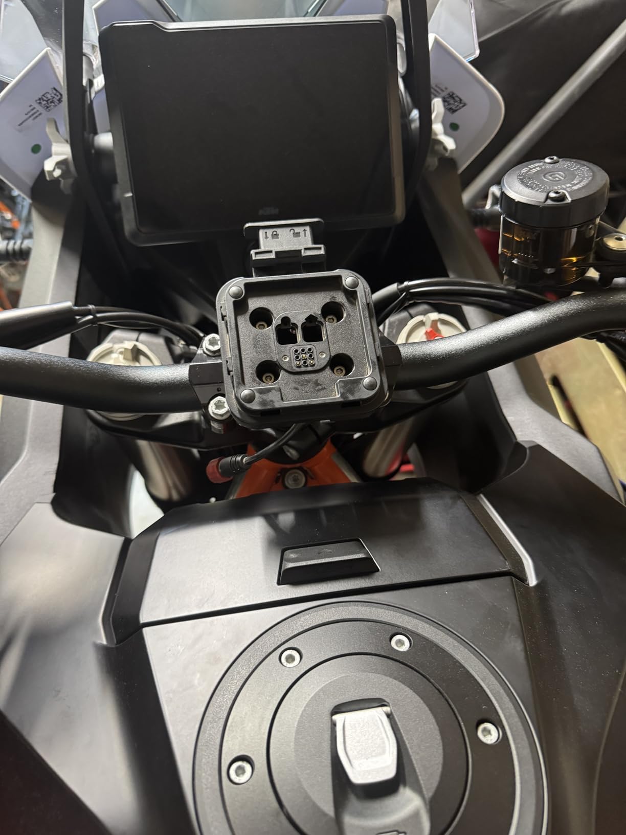 xitomer GPS Mount GPS Bracket Fit for Grom MSX125 2013-2021 22mm Bar Fit | AMPs Pattern Interface, for GPS Navigation, Phone Mounts & Touring customer photo 1