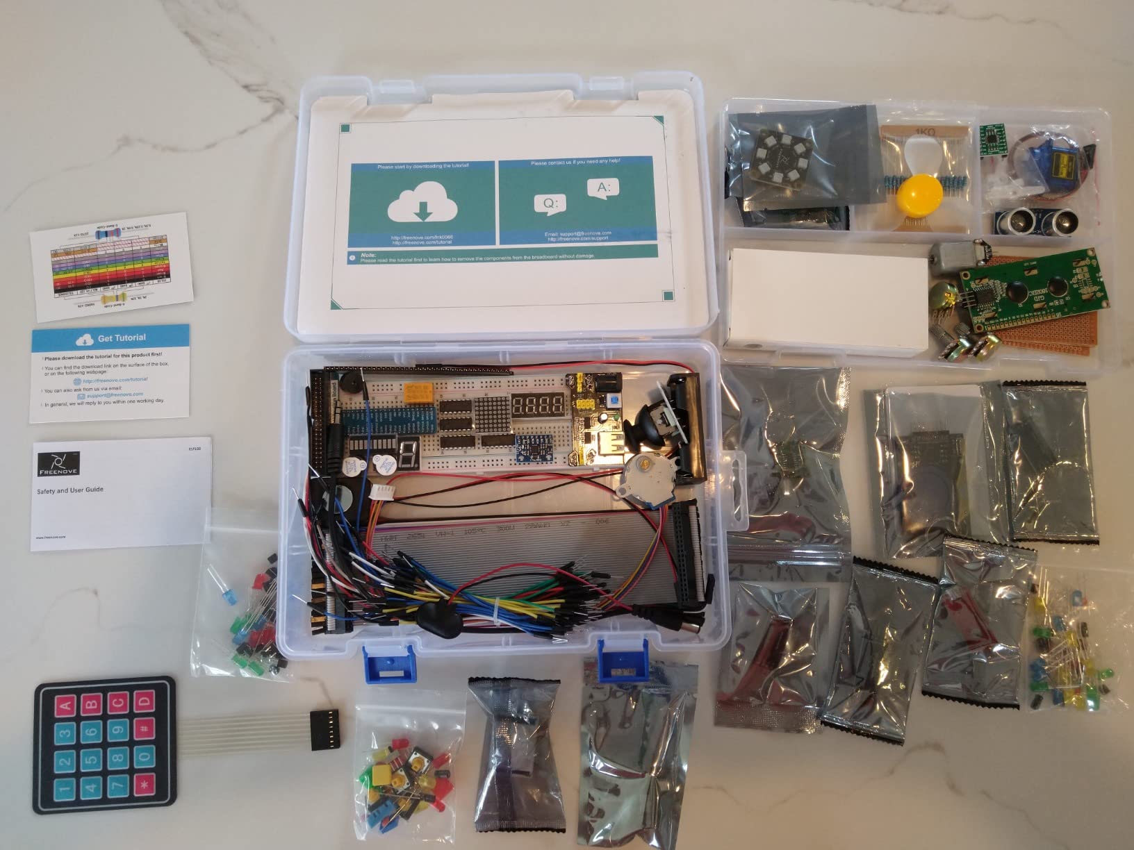 Freenove Complete Starter Kit for Raspberry Pi 5 4 Zero 2 W (NOT Included) customer photo 1