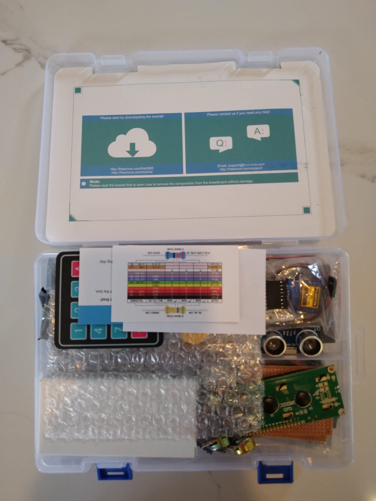 Freenove Complete Starter Kit for Raspberry Pi 5 4 Zero 2 W (NOT Included) customer photo 2