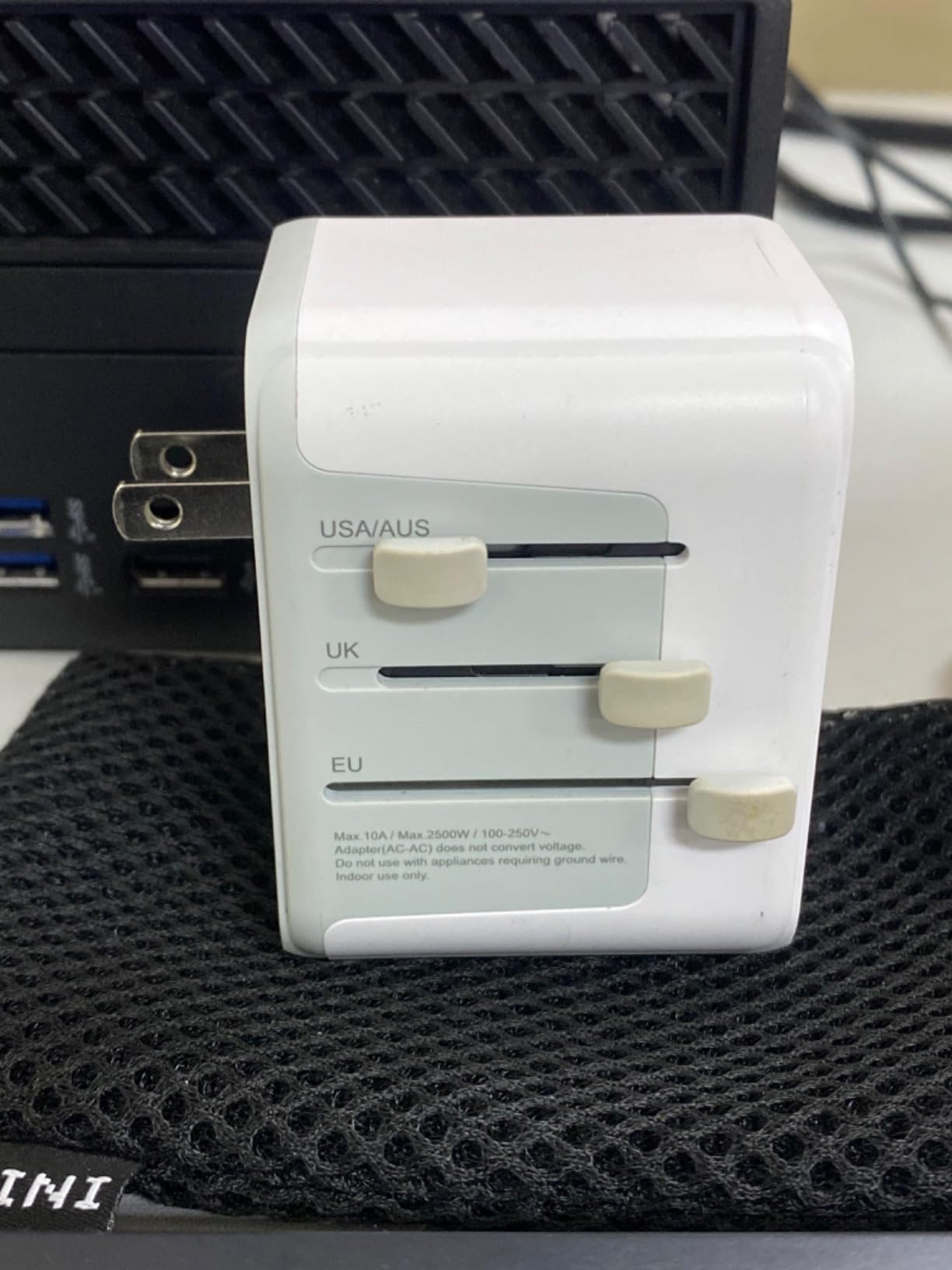TESSAN Universal Travel Adapter, International Power Adapter | 2 USB C 2 USB A Ports, Travel Plug Adaptor Worldwide for US to Europe UK Italy Ireland Australia France Germany, Type C G A I customer photo 2