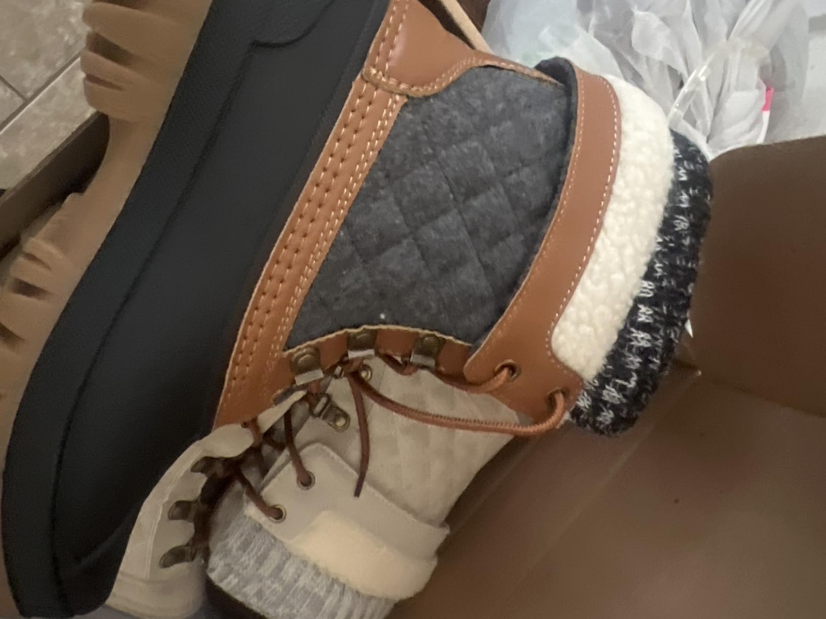 ALEADER Womens Winter Snow Boots | Waterproof Shell | Duck Boots customer photo 2