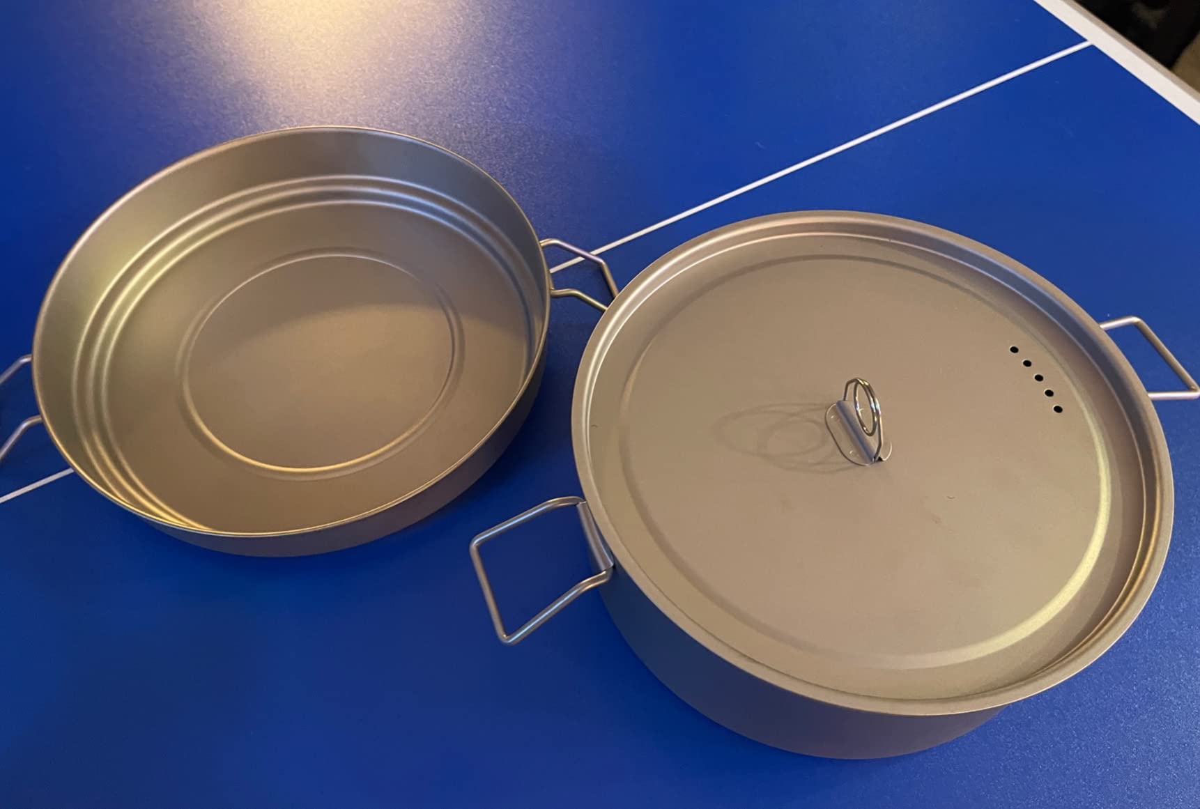 SilverAnt Titanium Large 2-piece Pot & Pan Camping Cookware Set customer photo 1