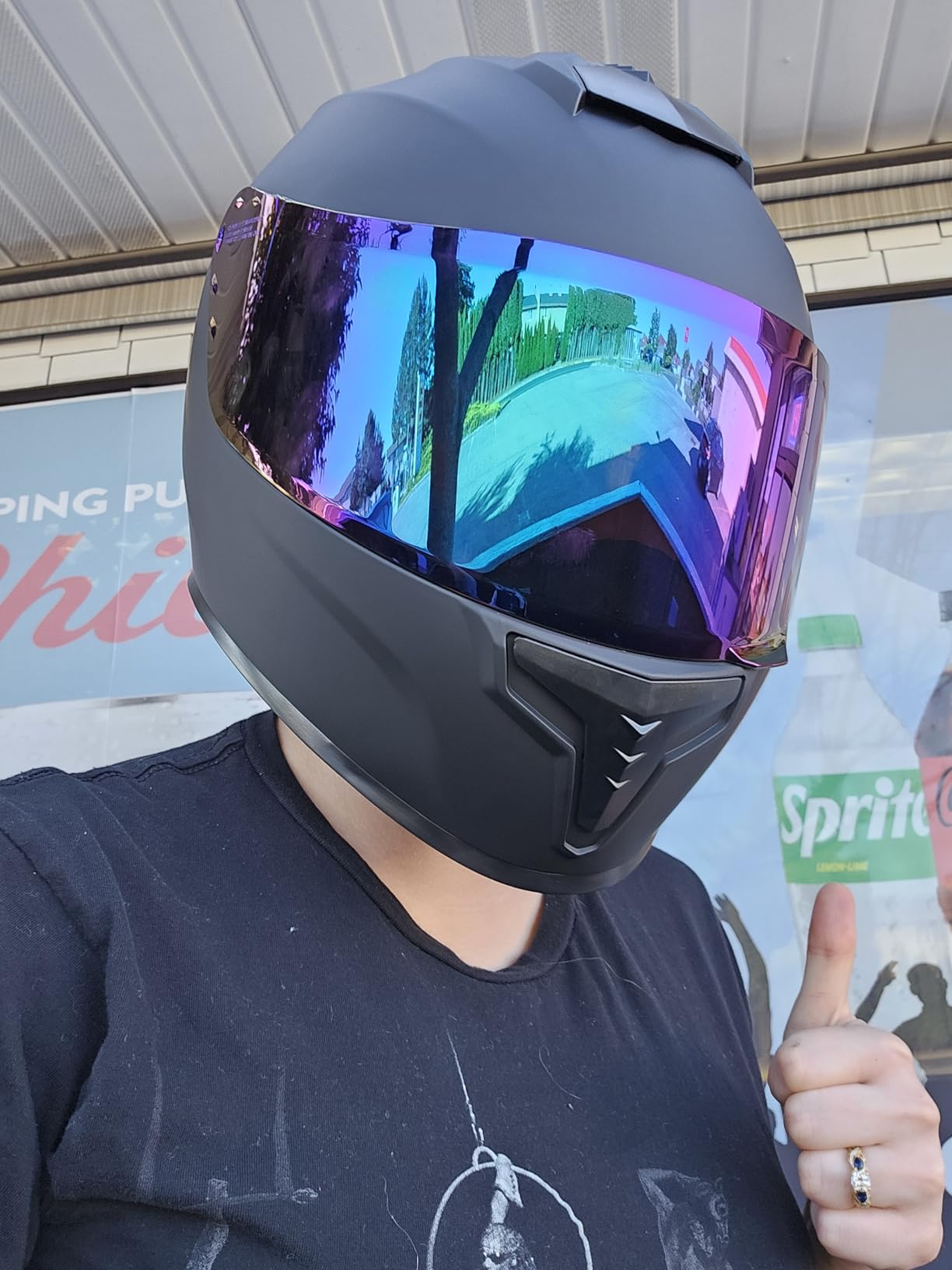 Full Face Motorcycle Helmet DOT Approved Adult Men Women MD-813 customer photo 1