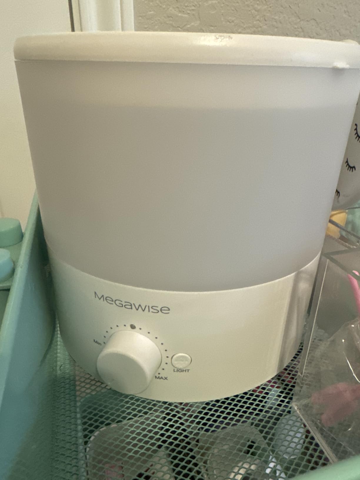MEGAWISE 1.5L Cool Mist Humidifier, 24dB Quiet, Adjustable Mist customer photo 2