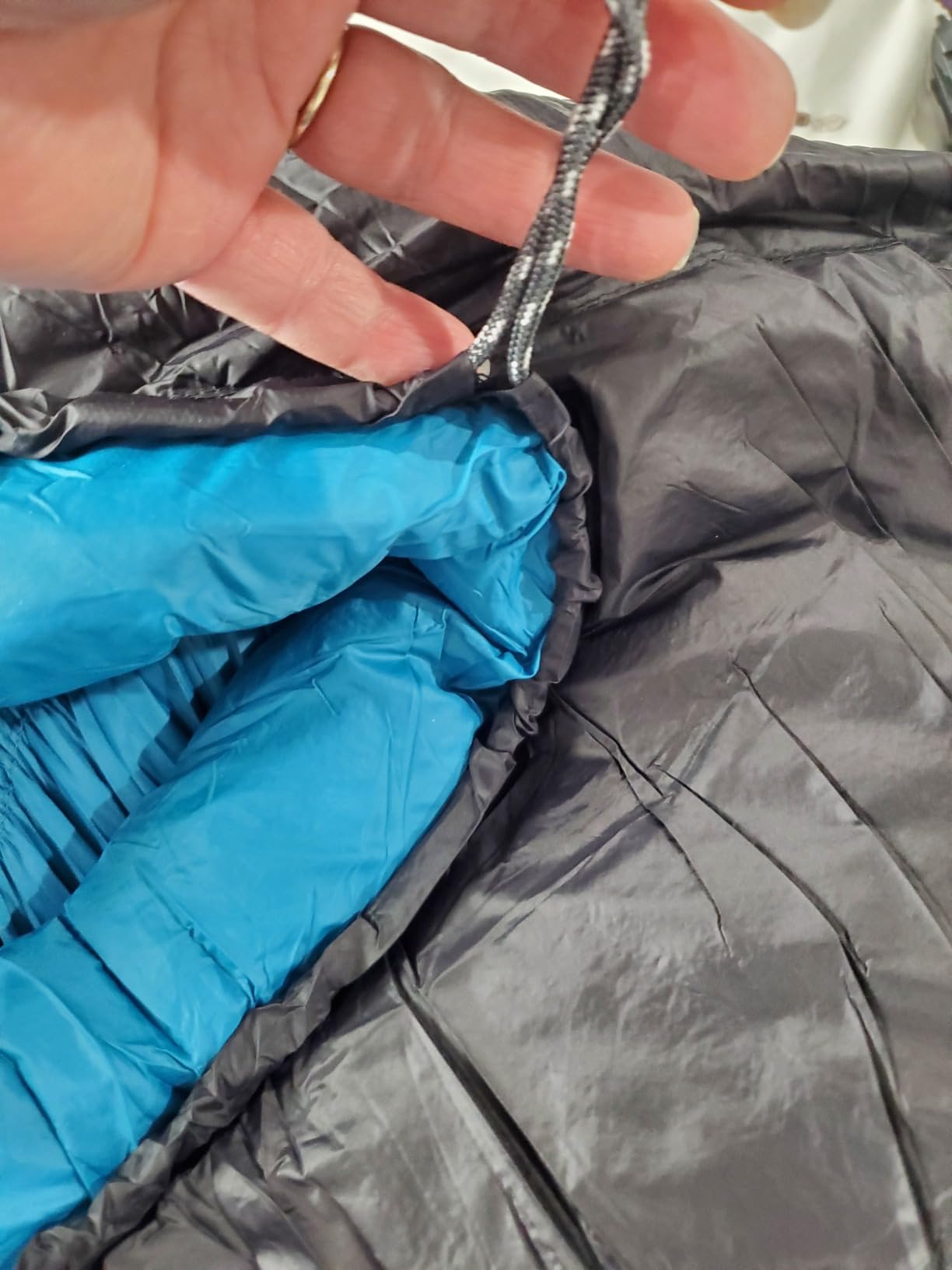 Down Mummy Sleeping Bag for Adults, 600 Fill Power Backpacking customer photo 1