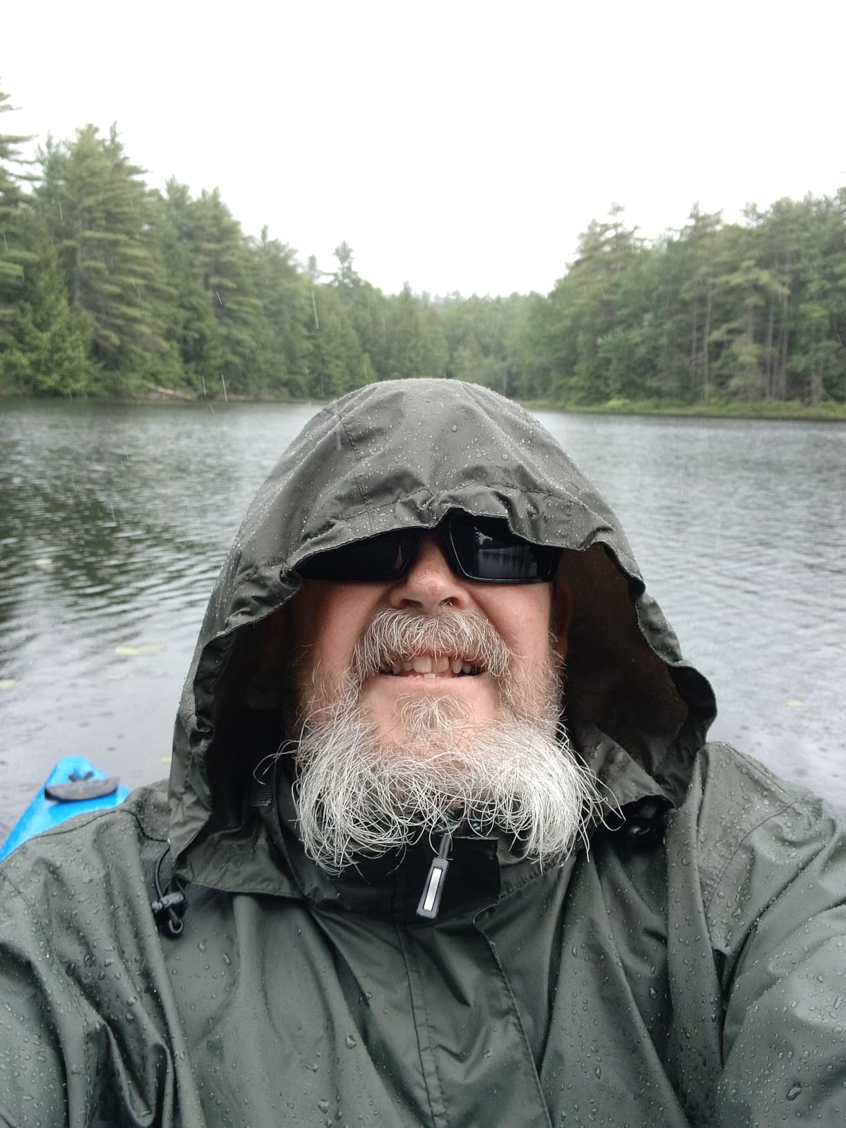 Outdoor Ventures Men's Rain Jacket Waterproof Lightweight Packable Pullover customer photo 2