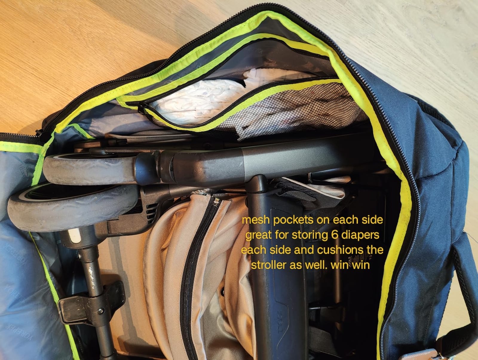 YOREPEK Padded Stroller Travel Bag, Stroller Bag for Airplane Travel customer photo 1