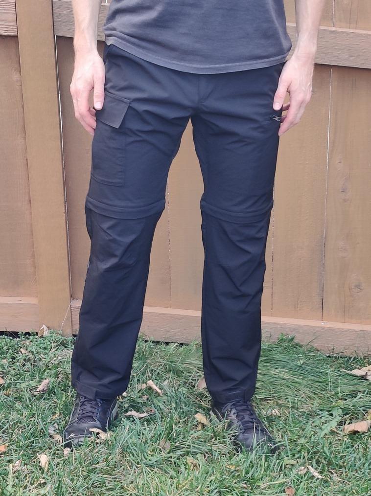 Wespornow Men's Convertible Hiking Pants: 3 in 1 Zip-Off for Travel customer photo 1