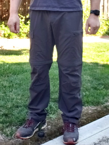 Wespornow Men's Convertible Hiking Pants: 3 in 1 Zip-Off for Travel customer photo 2