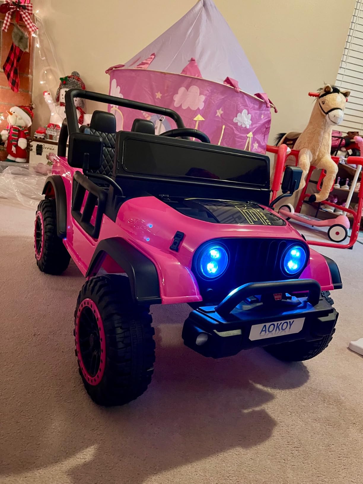 24V Kids Off Road UTV, Battery Powered Ride On Car with Parental Remote customer photo 1