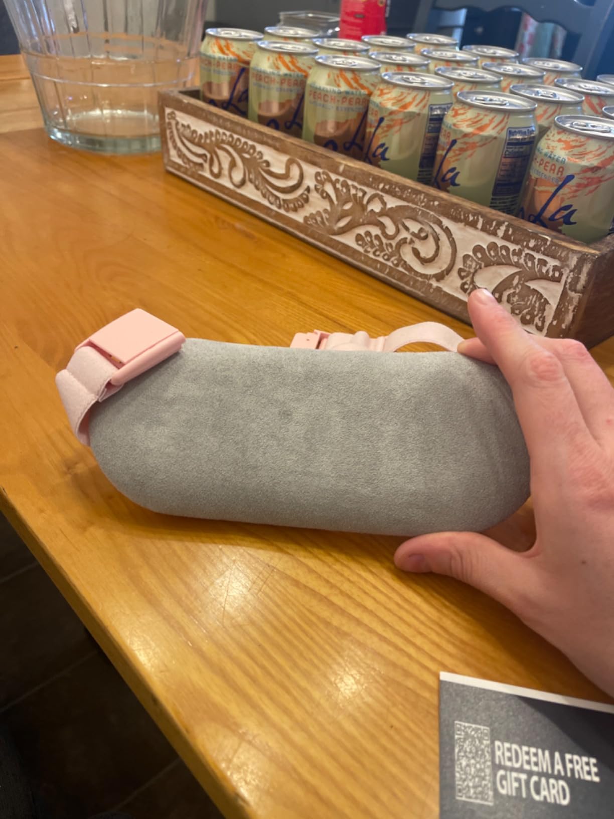 Portable Heating Pad for Period Cramps: 6 Heat Levels and 6 Massage Modes customer photo 2