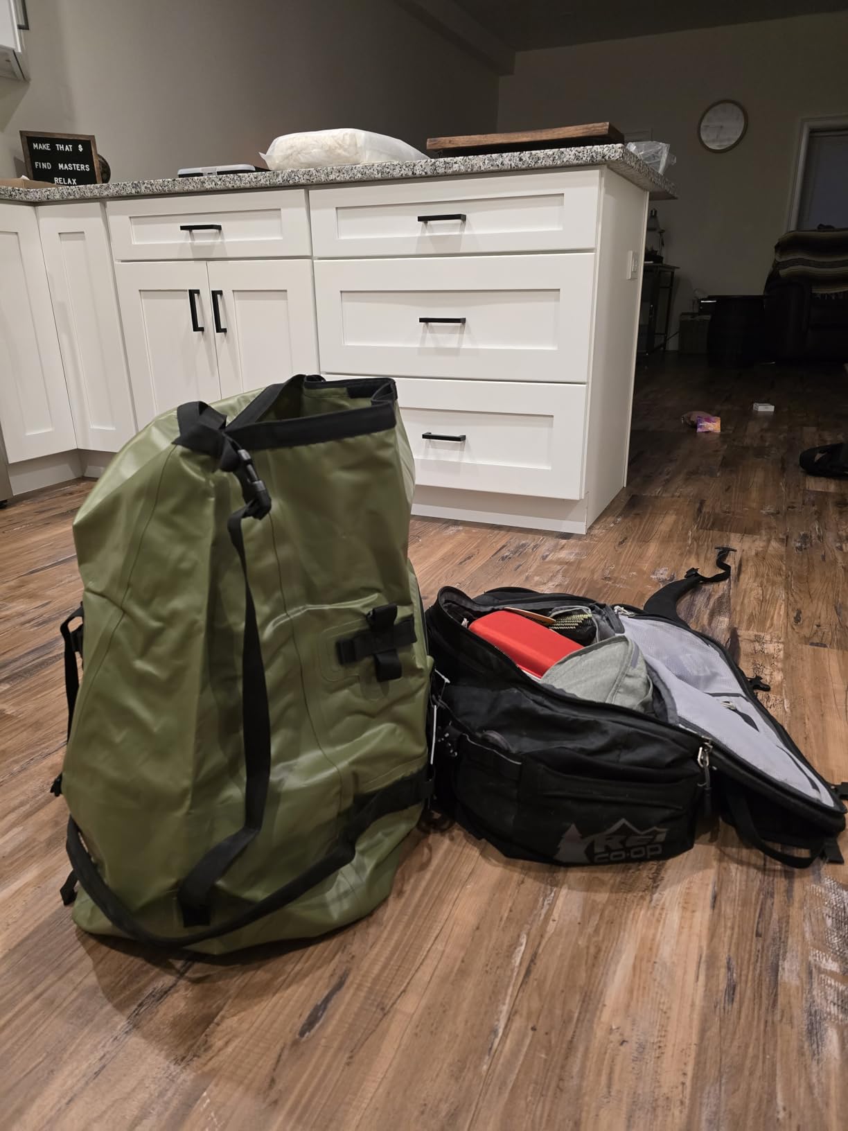 Haimont IPX7 Waterproof Roll-Top Dry Duffel Backpack Bag | 60L/90L Sizes, 500D Tarpaulin, Welded Seams, Mesh Pockets, Boating, Kayaking & Camping customer photo 1