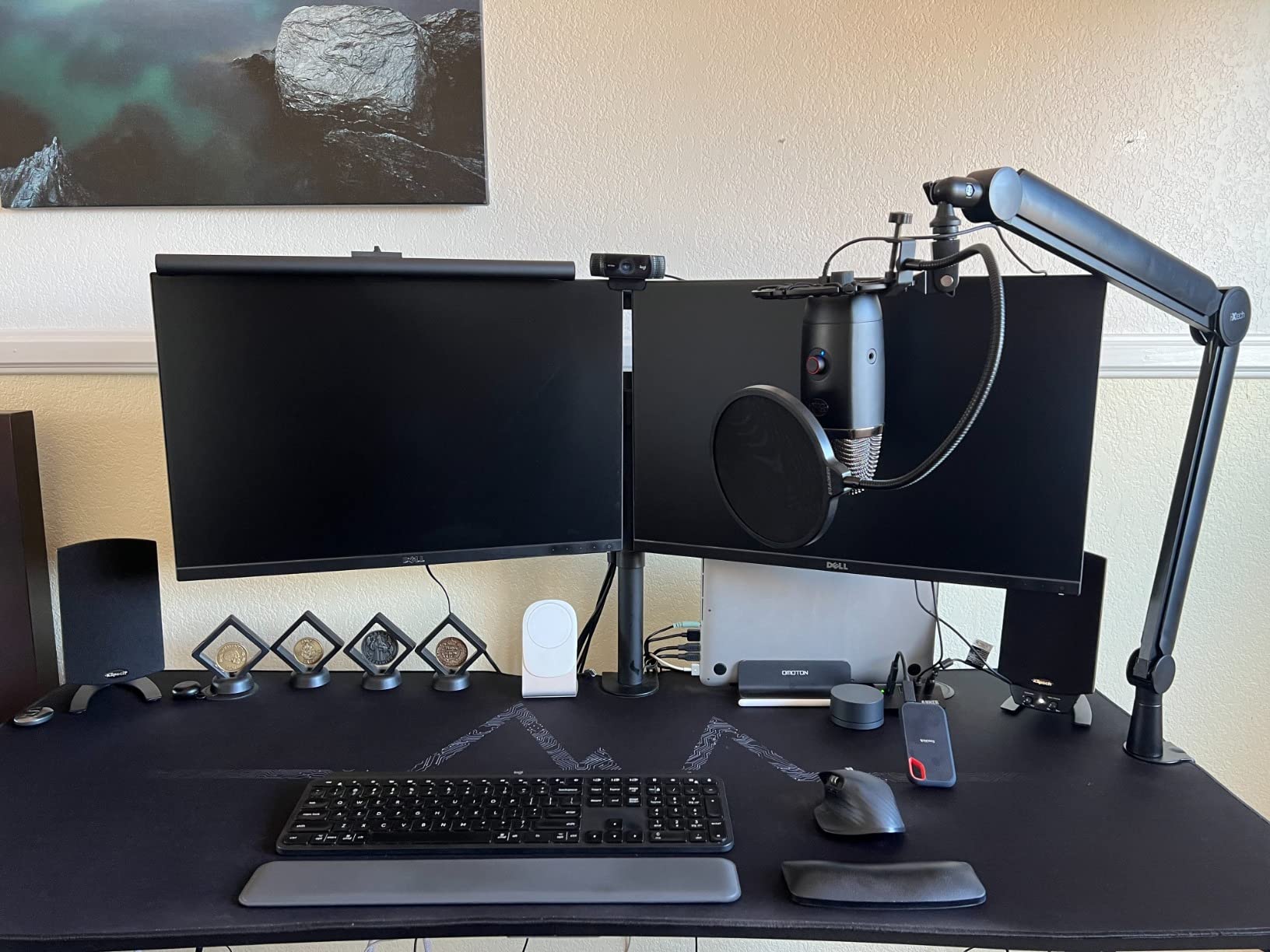 IXTECH Premium Microphone Boom Arm with Desk Mount, 360° Rotatable, Fully Adjustable, for Podcast, Video, Gaming, Radio, Studio, Recording, Sturdy and Universal VALIANT Model customer photo 2