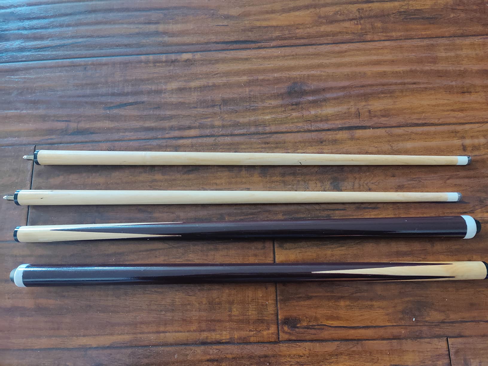 HMQQ 42/48/58 Inch 2-Piece Pool Cue Sticks, 17/18/20 oz, 2/4 Pack customer photo 2