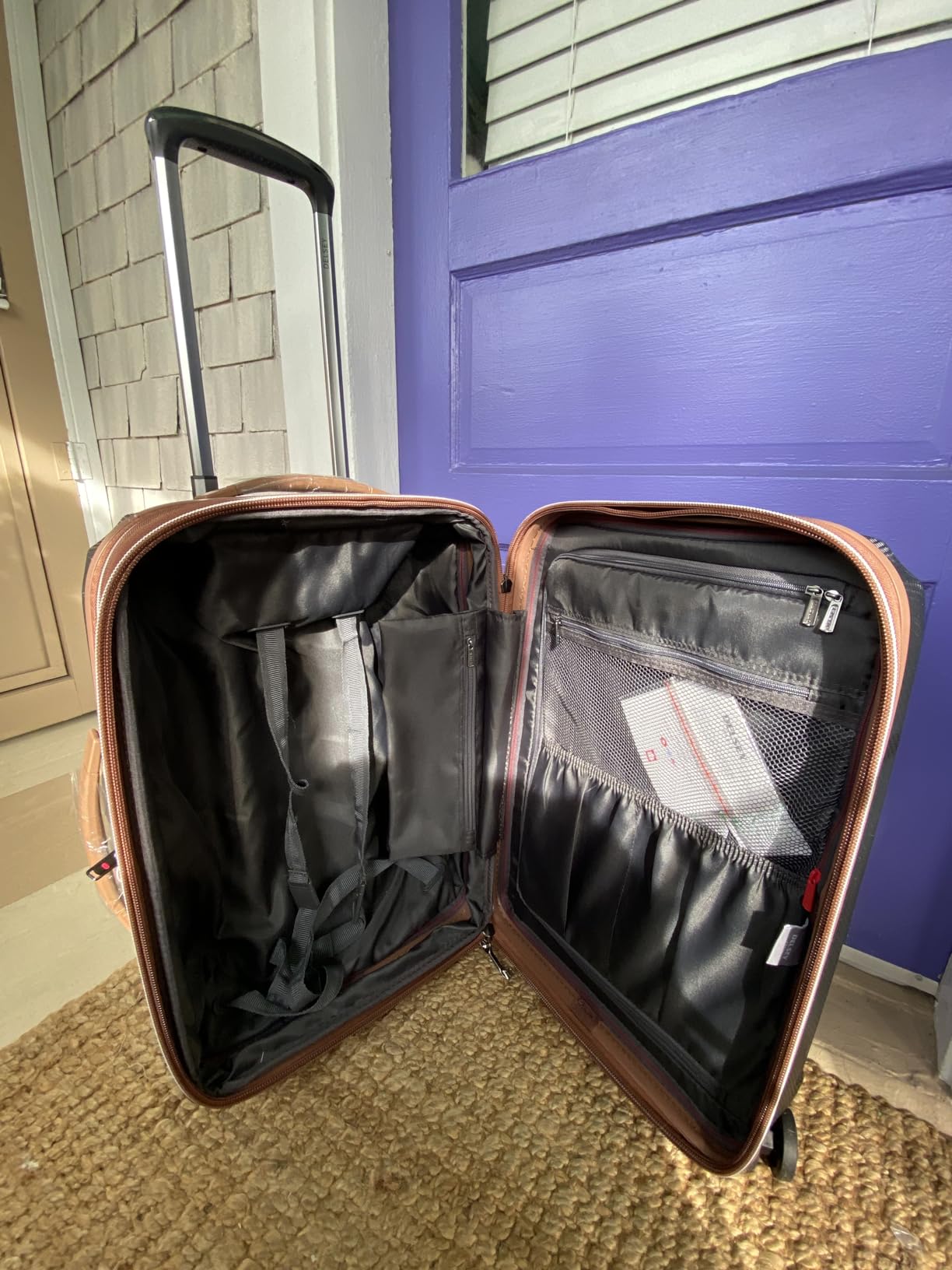 DELSEY PARIS Carrousel, 2-Piece Set (21/28 Inch) Hardside Luggage, Navy customer photo 2