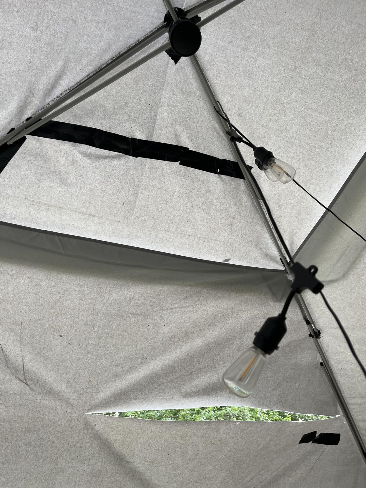 CROWN SHADES 13x13 Pop Up Gazebo, Outdoor Canopy Tent, White customer photo 2