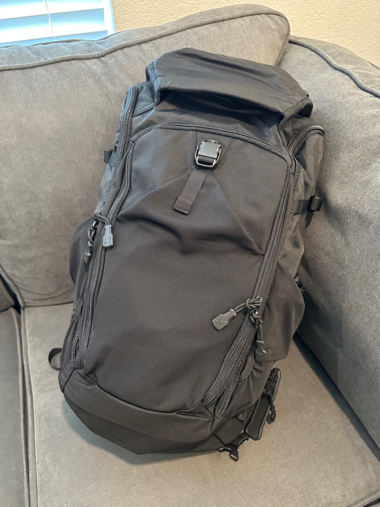 Vertx Overlander Tactical Backpack 45L for Conceal Carry, Hiking, Camping, Overlanding, Travel, Work, Brick Red (VTX5023) customer photo 1