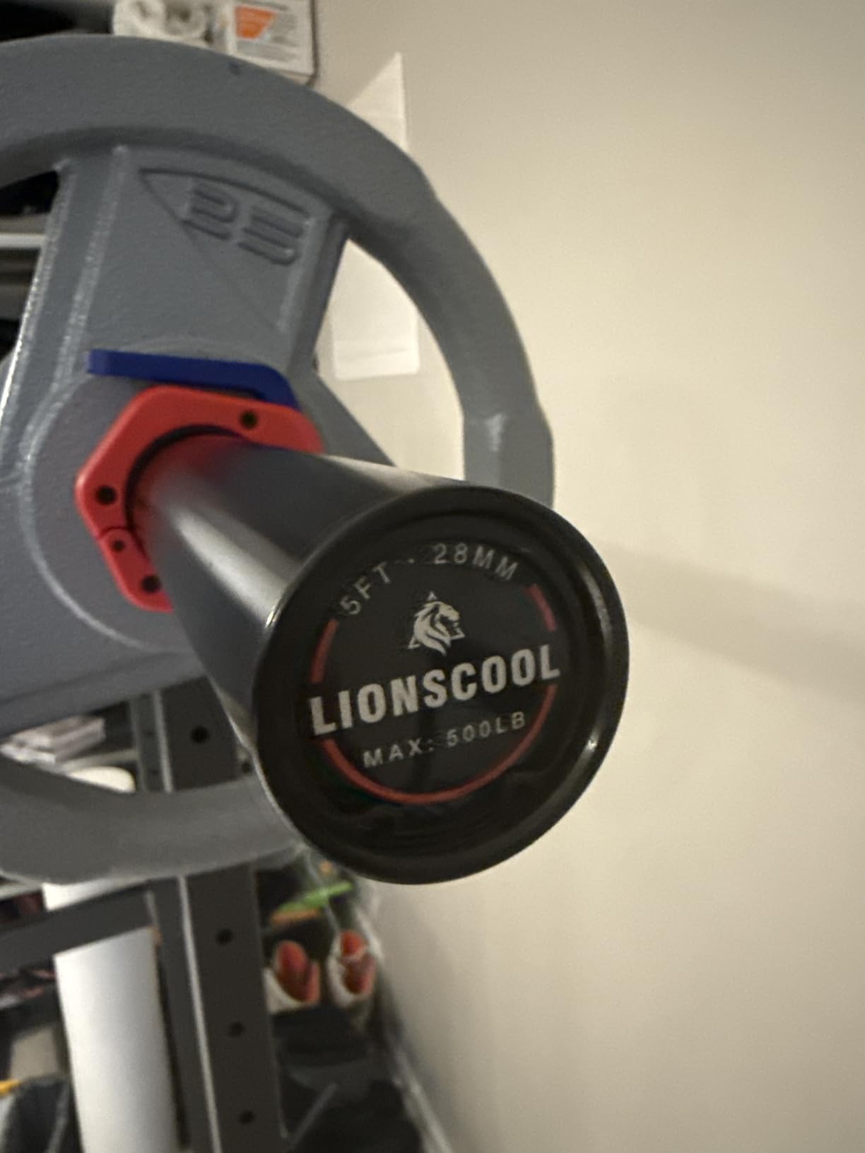LIONSCOOL 4ft/4.9ft/6ft 2-Inch Olympic Barbell for Strength Training customer photo 2