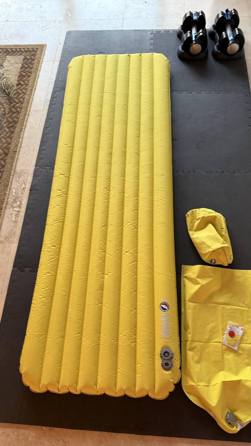 Big Agnes Divide Insulated | Lightweight, Compact, 3-Season Air Chamber Sleeping Pad, Wide Regular, Warm Olive customer photo 2