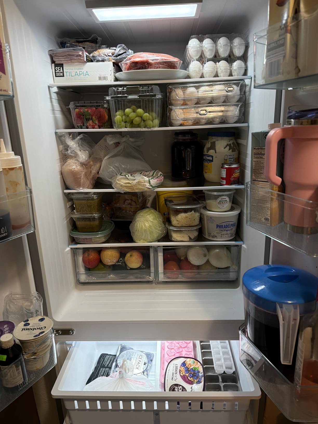 Avanti French Door Refrigerator with Bottom Freezer 30-Inch Wide​, Frost Free Technology, Large Capacity with Adjustable Shelves, Door Bins & Crisper Drawers, 17.5 Cu.Ft., Stainless Steel customer photo 1