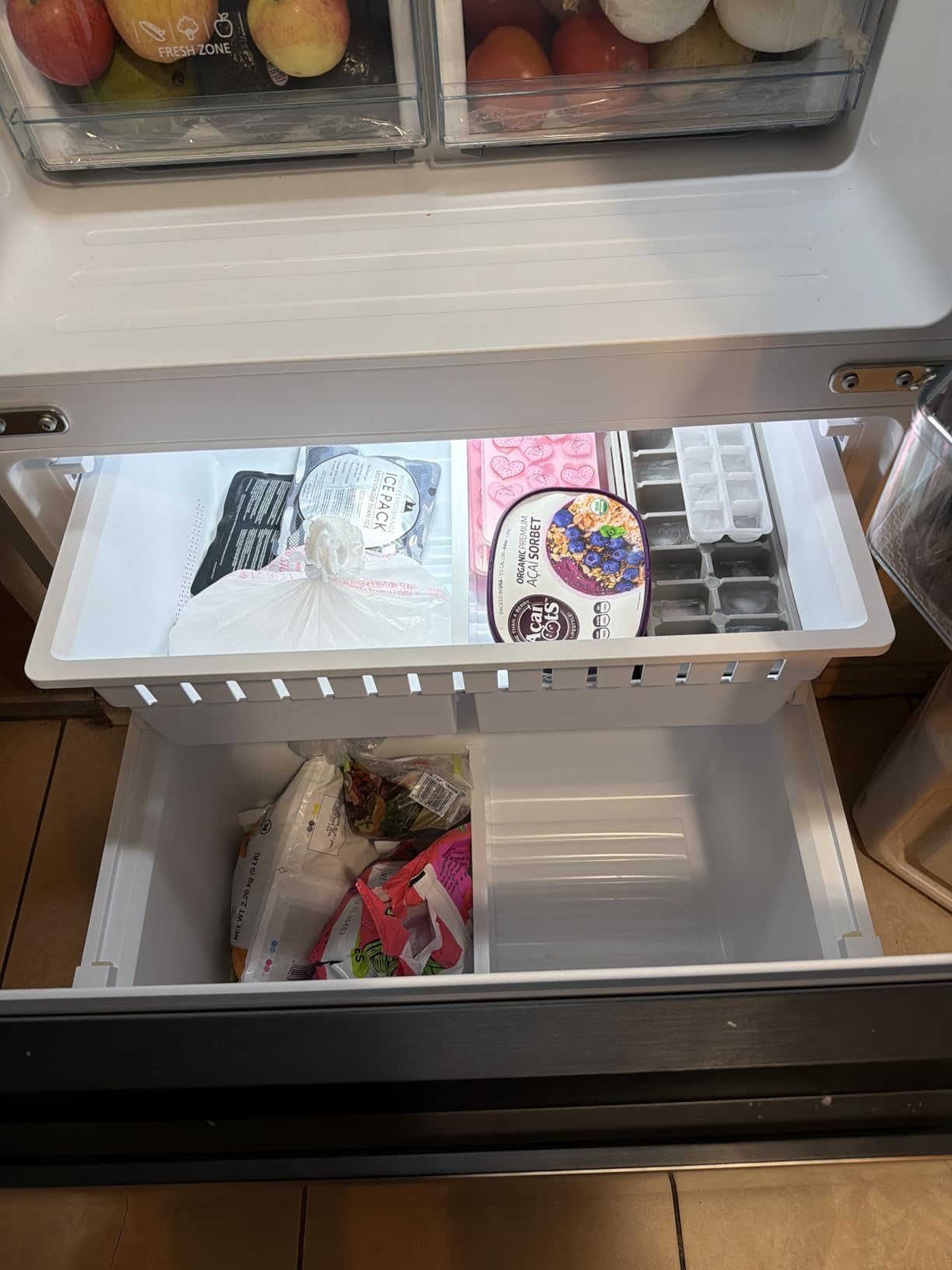 Avanti French Door Refrigerator with Bottom Freezer 30-Inch Wide​, Frost Free Technology, Large Capacity with Adjustable Shelves, Door Bins & Crisper Drawers, 17.5 Cu.Ft., Stainless Steel customer photo 2