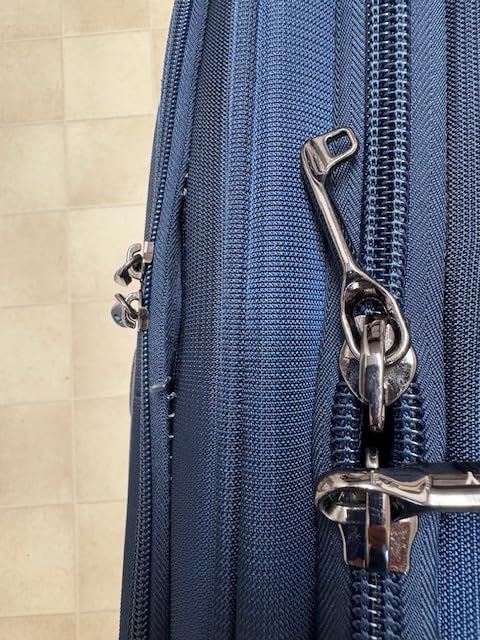DELSEY PARIS Helium DLX, 20 Inch Carry-On Softside Luggage, Navy Blue customer photo 1