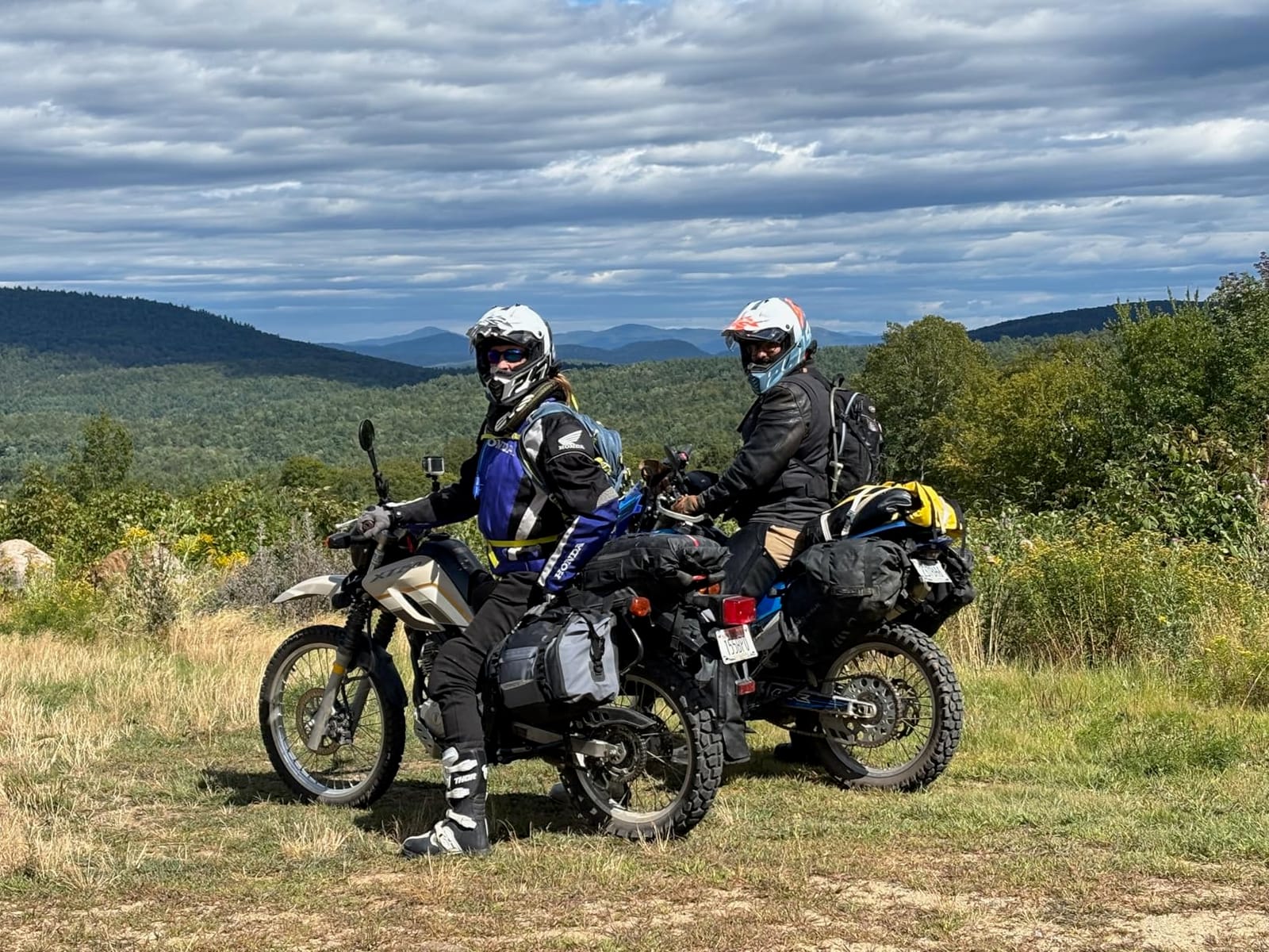Rhinowalk Motorcycle Saddlebags 48L(24L*2) Waterproof Motorbike Side Bags, Travel Luggage Panniers with Shoulder Strap for Adventure & Sport Motorcycle Racks, 1 Pair customer photo 1