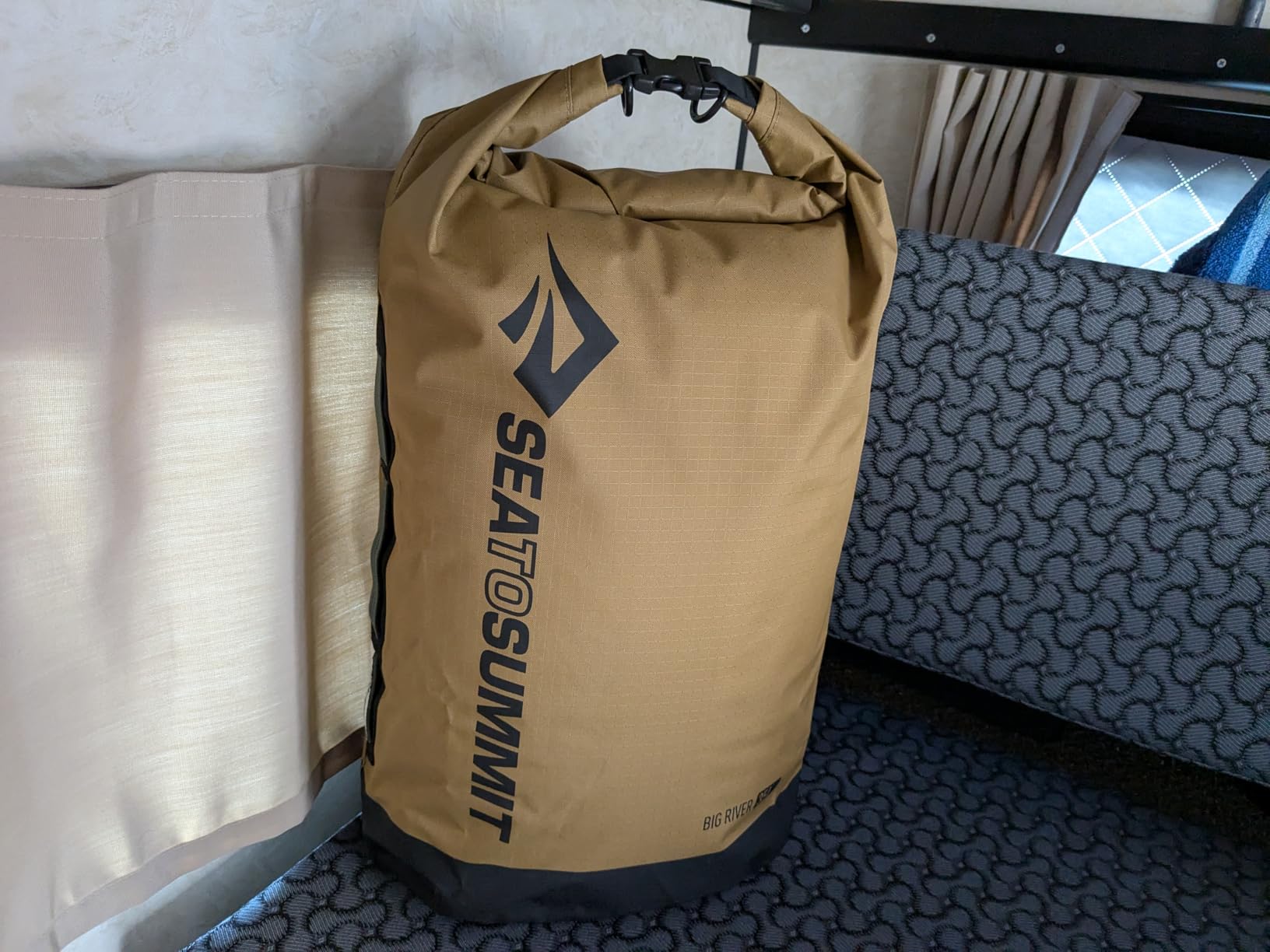 Sea to Summit Big River Dry Bag, Heavy-Duty Storage, 35 Liter, Jet Black | Ultradurable, abrasion-resistant TPU-coated dry bag delivers rugged dry storage for kayaking, rafting, and touring customer photo 1