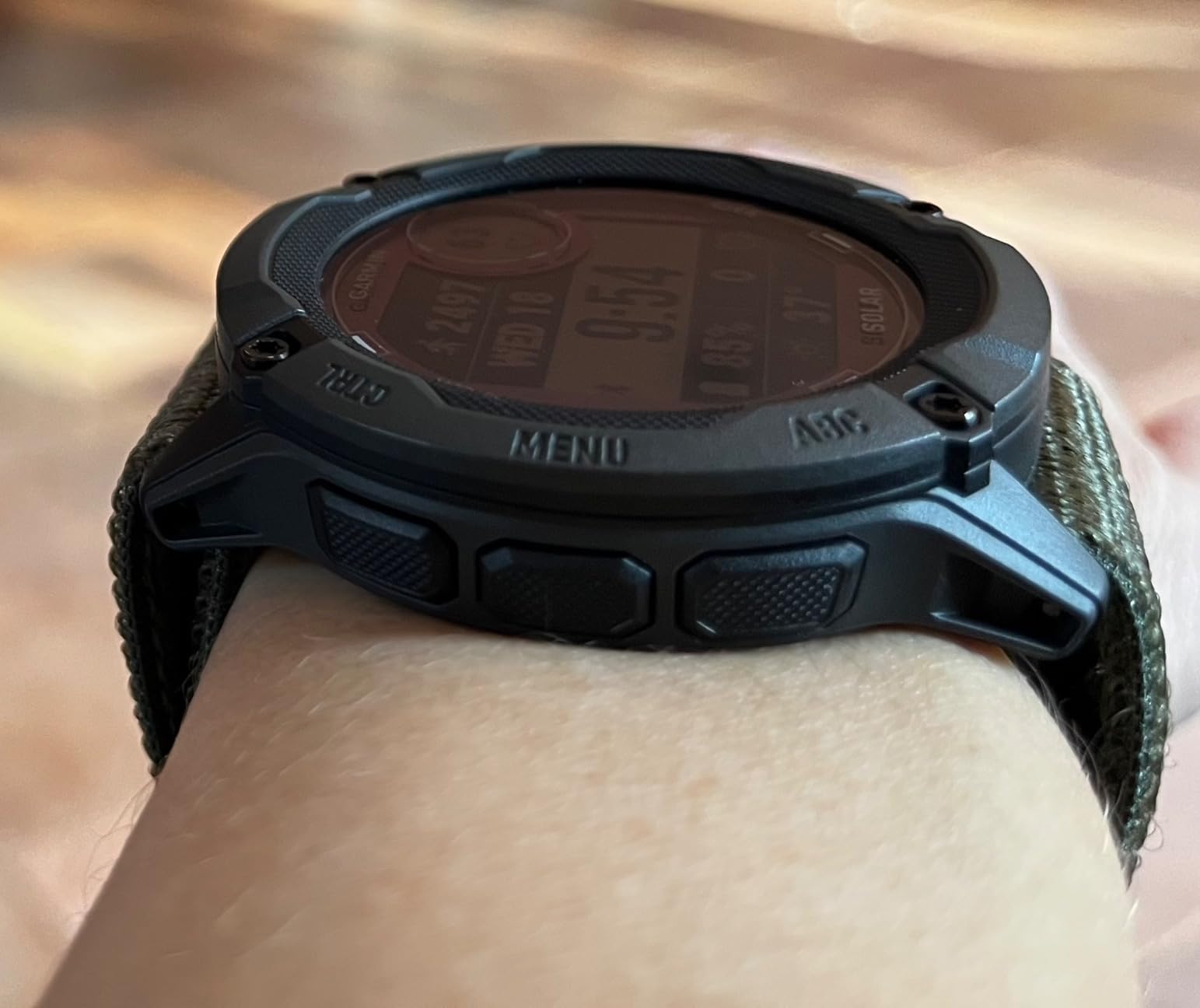 Garmin Instinct 2X Solar, Rugged Outdoor Smartwatch, 50mm, Graphite customer photo 1