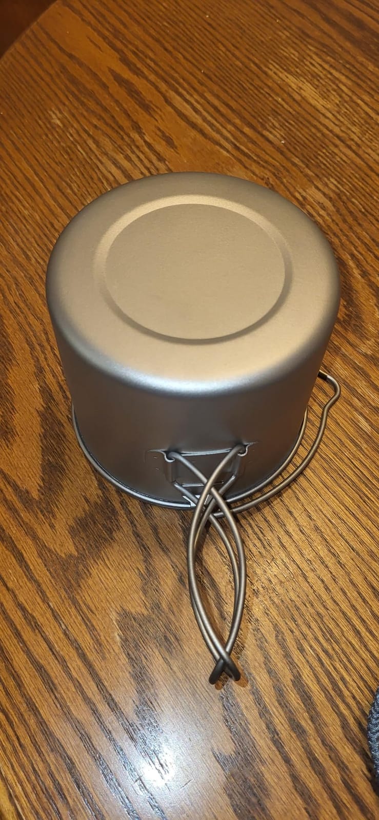 1100ml Titanium Camping Pot with Lid & Bail Handle customer photo 2