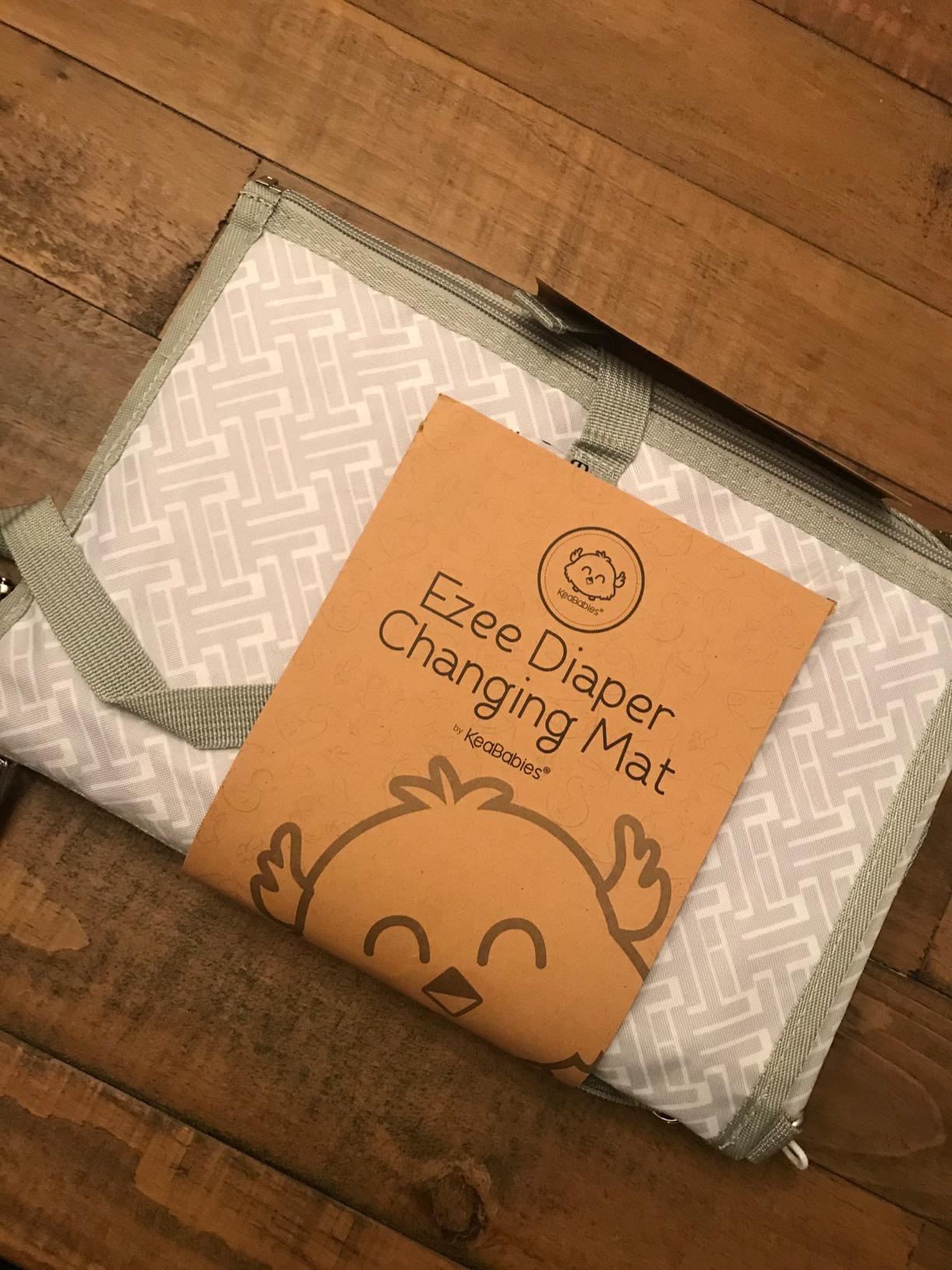 KeaBabies Portable Diaper Changing Pad, Wipeable Baby Changing Mat (Woods) | Waterproof, Large, Padded, On The Go Changing Station, Car, Travel Diaper Clutch Bag, Easy to Use Pockets, Newborn Essential customer photo 1