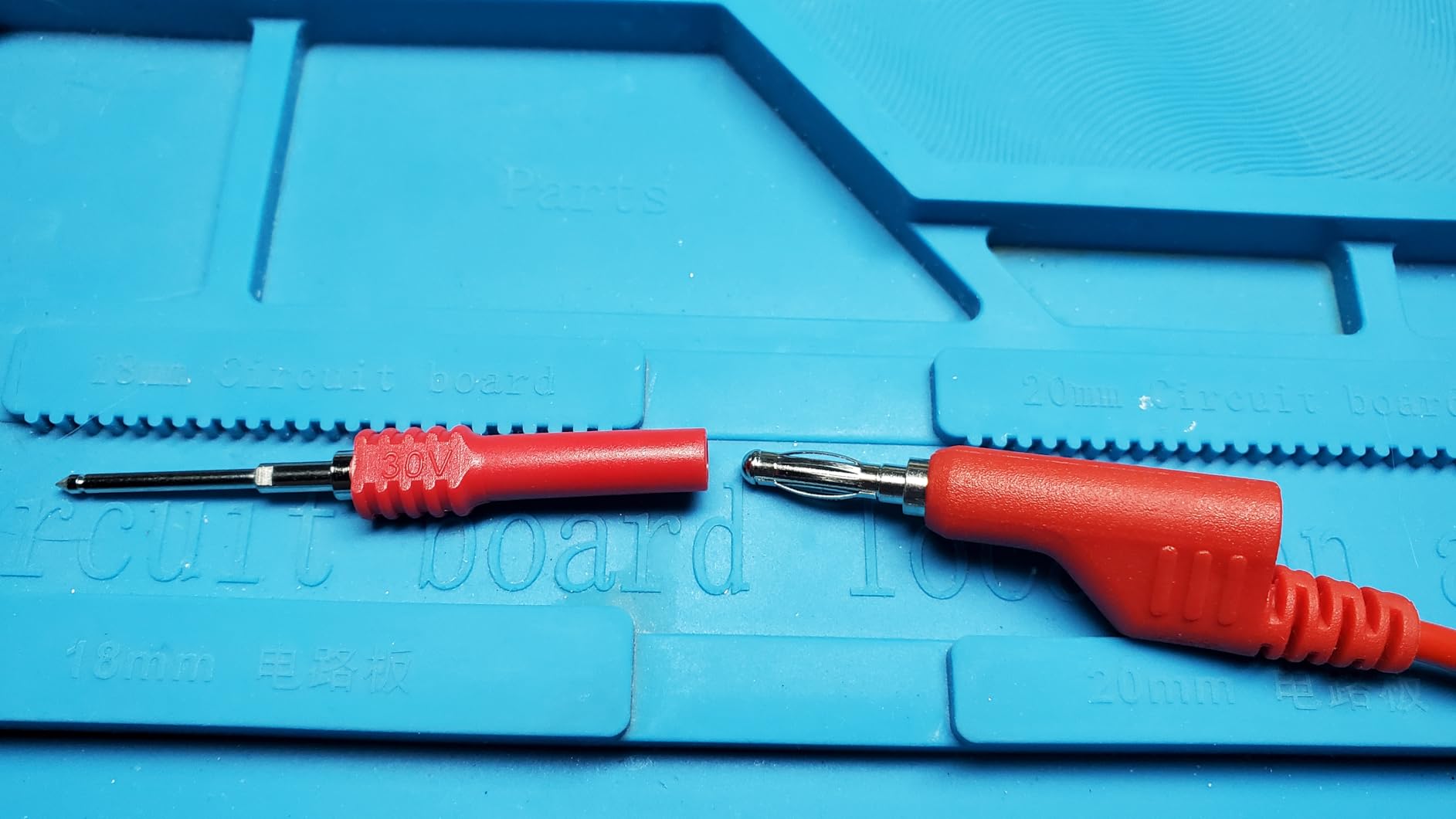 30 Pcs Banana Plug Silicone Test Leads Kit, 4mm Stackable Banana Plug with Threading Probe, Alligator Clips, Probe Holder, Connection Hose ,Automotive Test Leads for Multimeter customer photo 2
