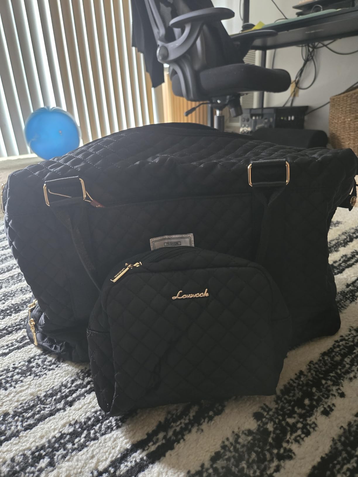 LOVEVOOK Travel Duffle Bag, Weekender Bags for Women with Shoe Compartment customer photo 2